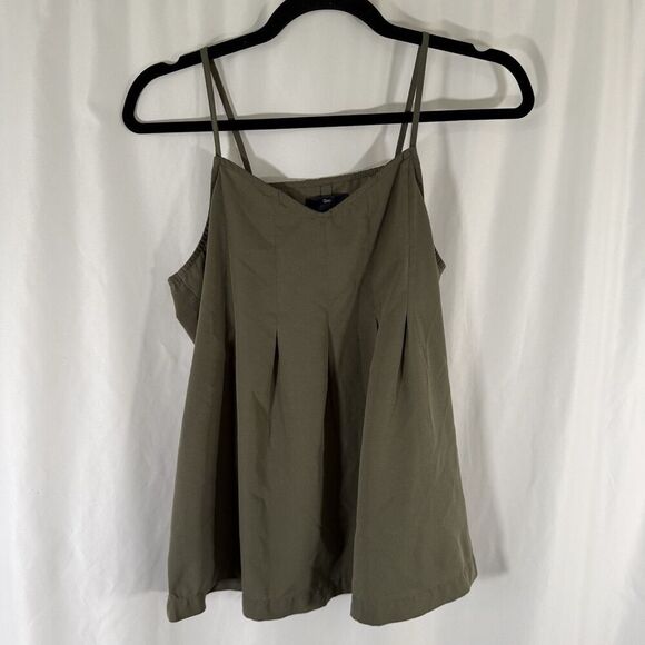 Gap Tops - Gap Tank Top Women's Small Solid Green Pullover Lightweight Sleeveless